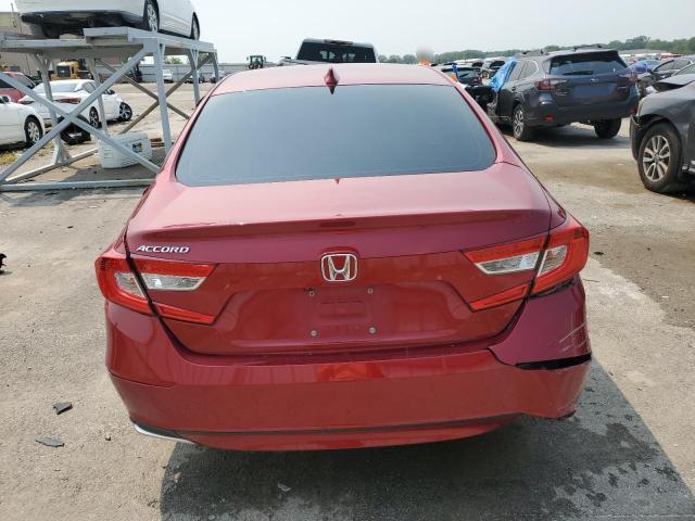 1HGCV1F15KA085789 - 2019 HONDA ACCORD LX Կարմիր լուսանկար 6