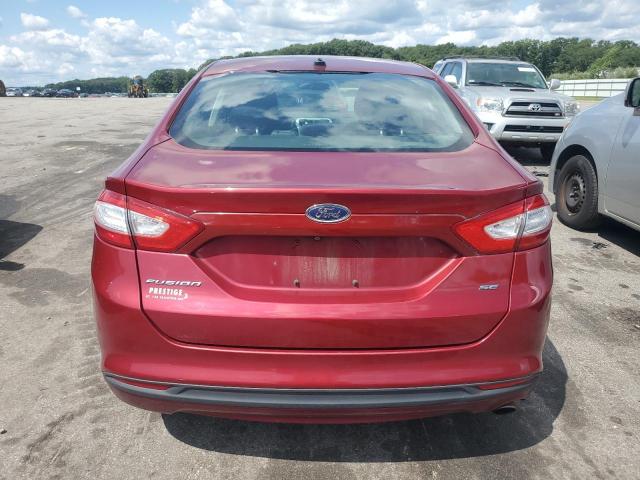 1FA6P0H75G5135209 - 2016 FORD FUSION SE MAROON photo 6