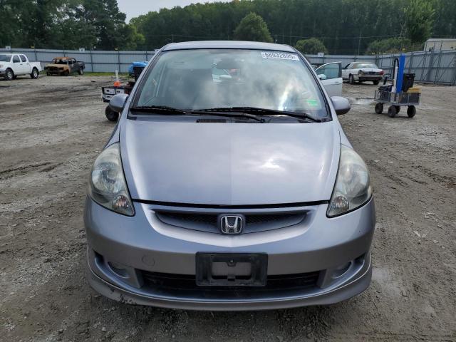 JHMGD38657S047342 - 2007 HONDA FIT S SILVER photo 5