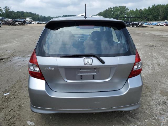JHMGD38657S047342 - 2007 HONDA FIT S SILVER photo 6