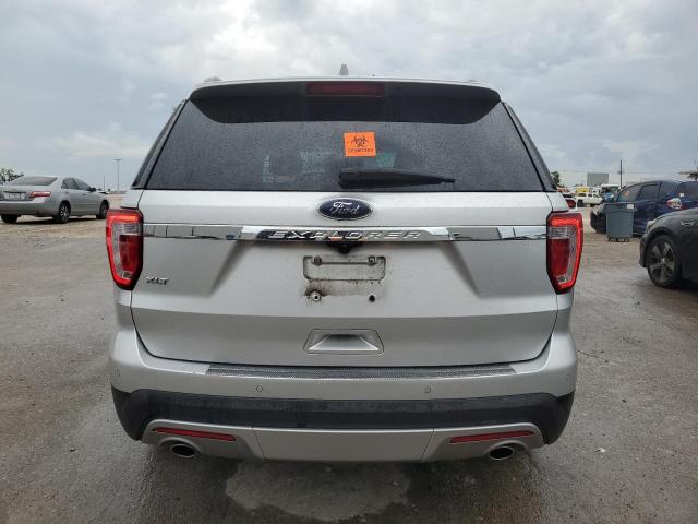 1FM5K7D89HGA73598 - 2017 FORD EXPLORER XLT SILVER photo 6