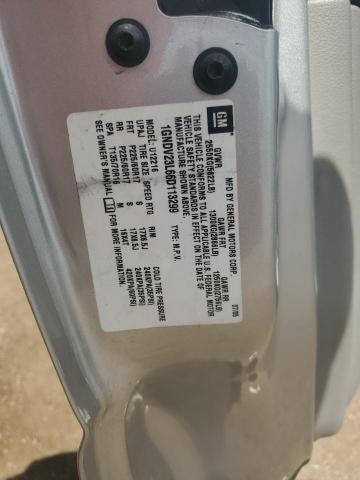 1GNDV23L66D113299 - 2006 CHEVROLET UPLANDER LS SILVER photo 13