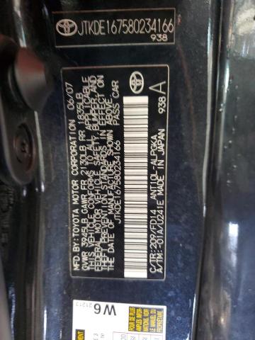 JTKDE167580234166 - 2008 SCION TC BLACK photo 12