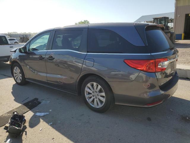 5FNRL6H28KB122892 - 2019 HONDA ODYSSEY LX GRAY photo 2