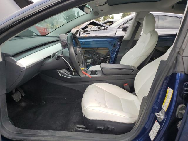 5YJ3E1EB7JF096632 - 2018 TESLA MODEL 3 Синий фото 7