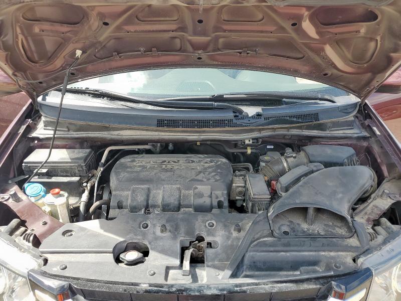 5FNRL5H6XFB027883 - 2015 HONDA ODYSSEY EXL BURGUNDY photo 12