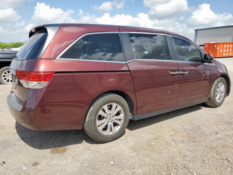 5FNRL5H6XFB027883 - 2015 HONDA ODYSSEY EXL BURGUNDY photo 3