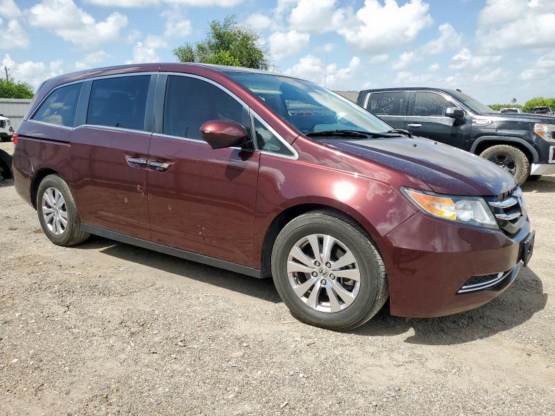 5FNRL5H6XFB027883 - 2015 HONDA ODYSSEY EXL BURGUNDY photo 4