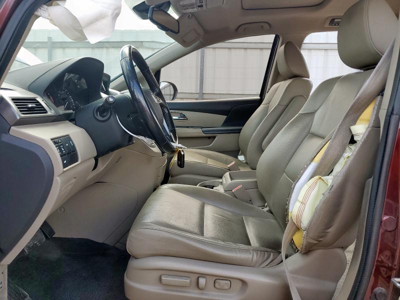 5FNRL5H6XFB027883 - 2015 HONDA ODYSSEY EXL BURGUNDY photo 7