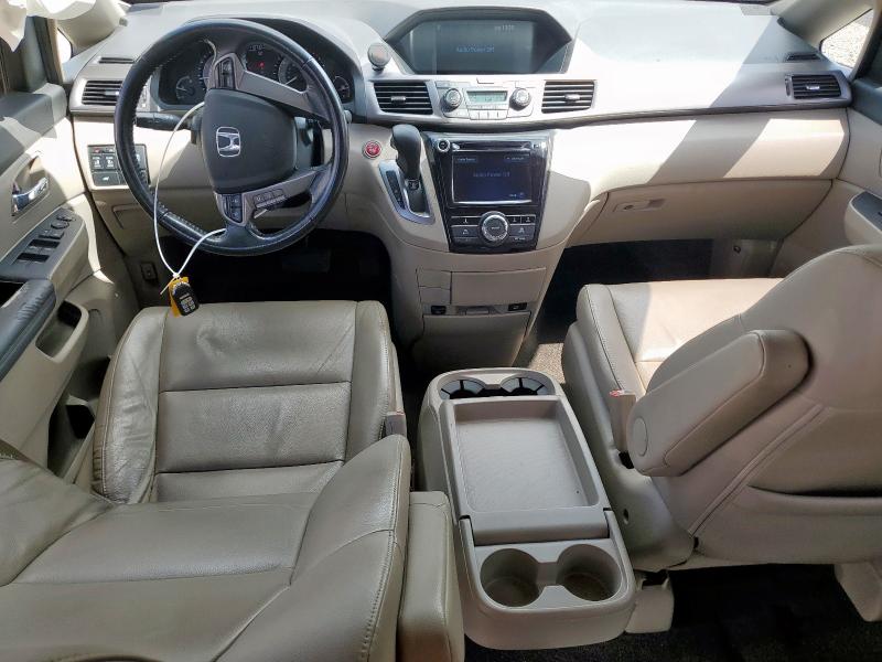 5FNRL5H6XFB027883 - 2015 HONDA ODYSSEY EXL BURGUNDY photo 8