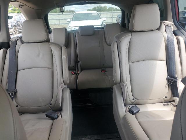 5FNRL6H64PB075080 - 2023 HONDA ODYSSEY EXL RED photo 10