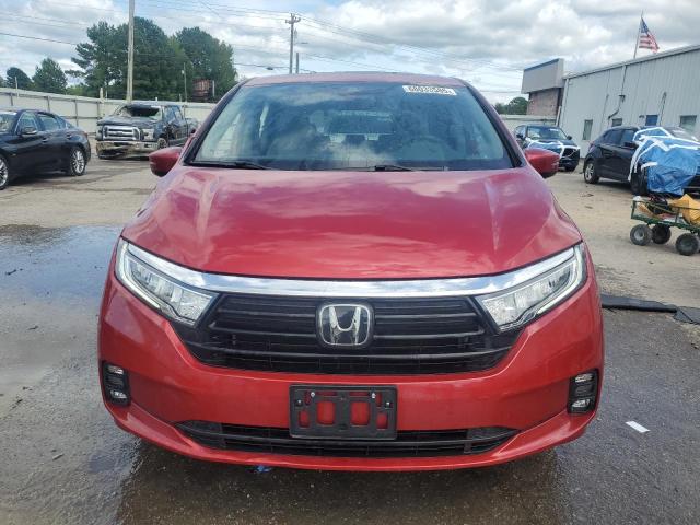 5FNRL6H64PB075080 - 2023 HONDA ODYSSEY EXL RED photo 5