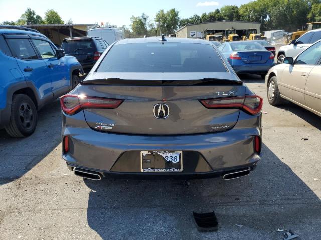 19UUB6F5XNA001094 - 2022 ACURA TLX TECH A GRAY photo 6