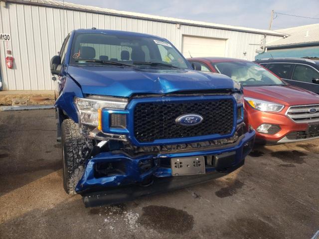 1FTEW1EPXJKE43455 - 2018 FORD F150 SUPER BLUE photo 5