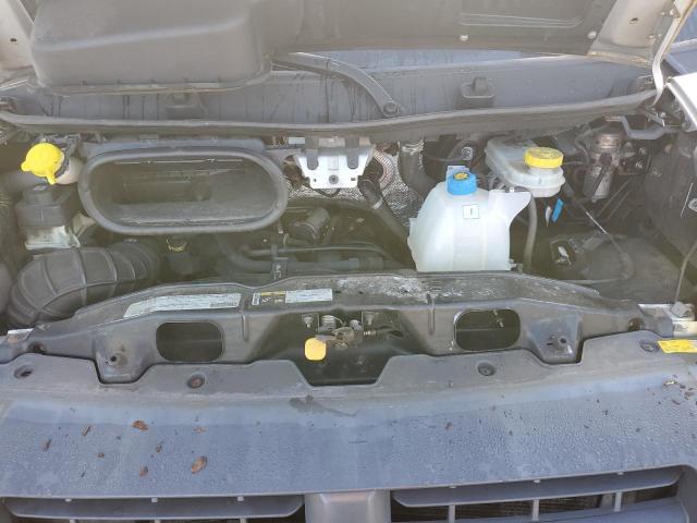 3C6URVJG2JE155164 - 2018 RAM PROMASTER 3500 HIGH ვერცხლისფერი ფოტო 11