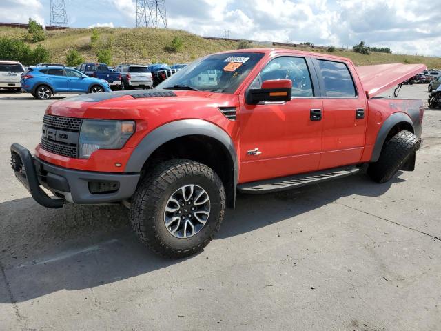 1FTFW1R6XDFC57479 - 2013 FORD F150 SVT RAPTOR RED photo 1