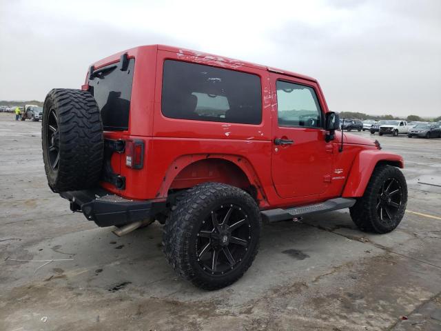 1C4AJWBG8CL215823 - 2012 JEEP WRANGLER SAHARA RED photo 3