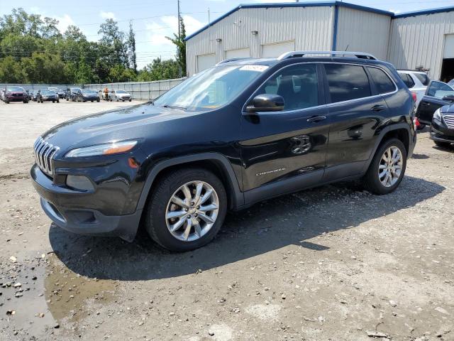 1C4PJLDB8EW238014 - 2014 JEEP CHEROKEE LIMITED BLACK photo 1