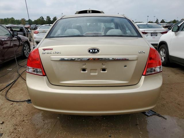 KNAFE222295661273 - 2009 KIA SPECTRA EX GOLD photo 6