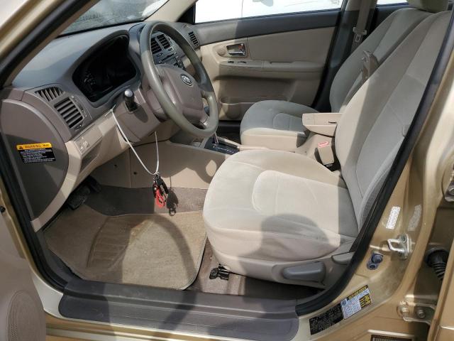 KNAFE222295661273 - 2009 KIA SPECTRA EX GOLD photo 7