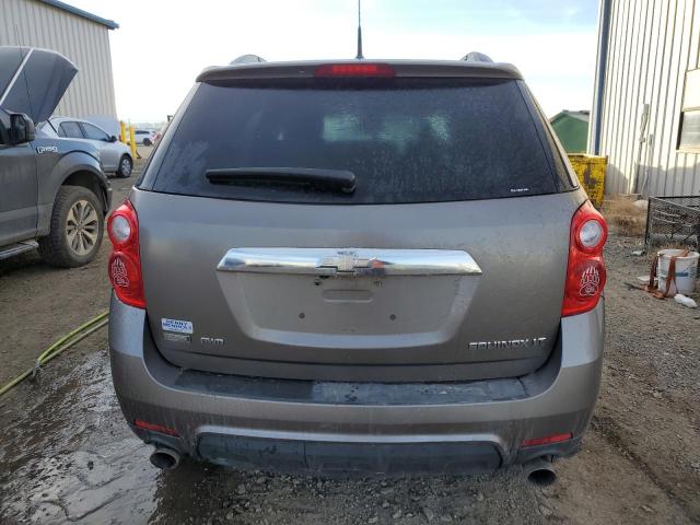 2GNFLEE52C6195069 - 2012 CHEVROLET EQUINOX LT GRAY photo 6