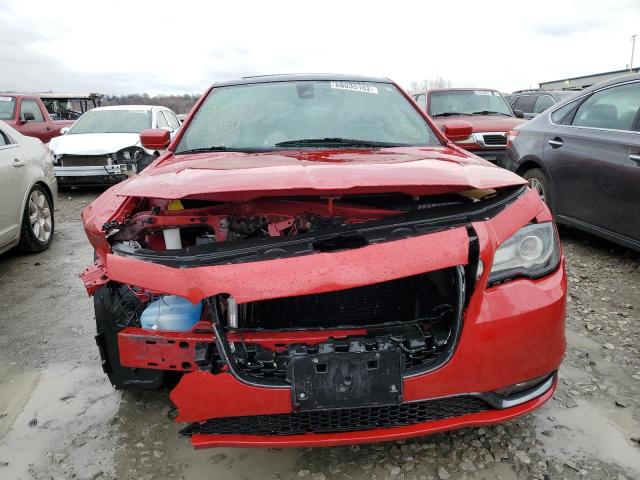 2C3CCABGXFH803086 - 2015 CHRYSLER 300 S RED photo 5