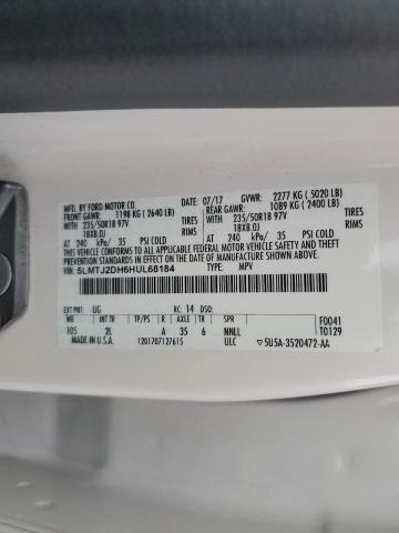 5LMTJ2DH6HUL68184 - 2017 LINCOLN MKC SELECT 白色 照片 14