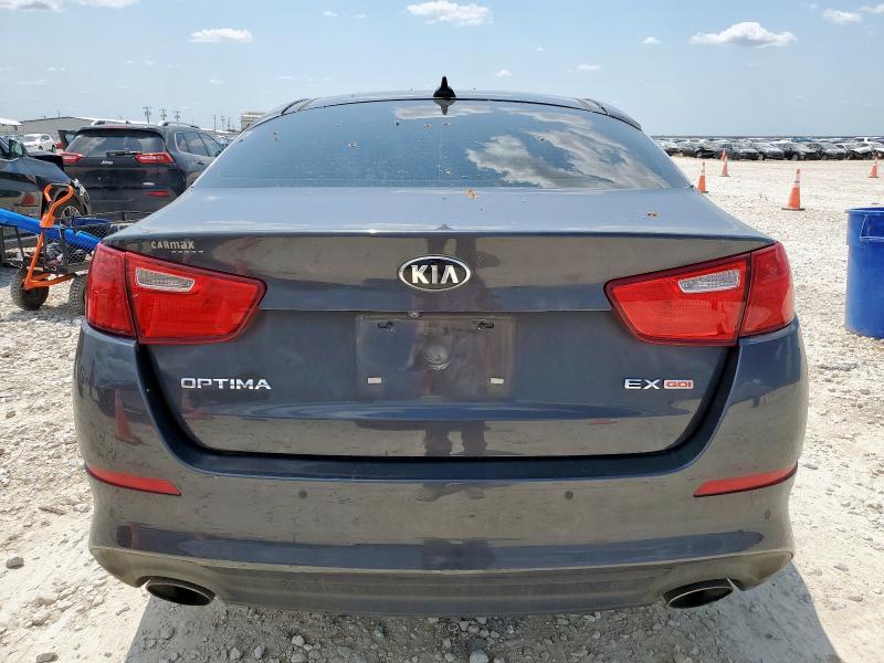 5XXGN4A78FG501857 - 2015 KIA OPTIMA EX CHARCOAL photo 6