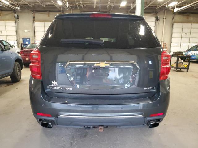 2GNFLGE33H6280200 - 2017 CHEVROLET EQUINOX PREMIER GRAY photo 6