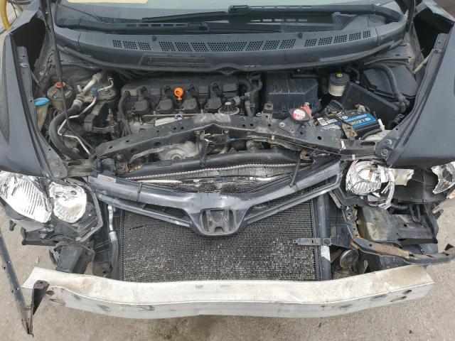 2HGFG12856H527648 - 2006 HONDA CIVIC EX BLACK photo 11