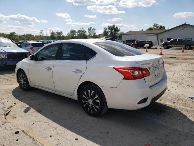 3N1AB7AP6JY281069 - 2018 NISSAN SENTRA S WHITE photo 2