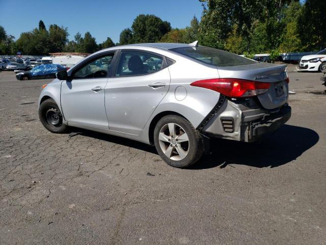 5NPDH4AE6DH295125 - 2013 HYUNDAI ELANTRA GLS SILVER photo 2