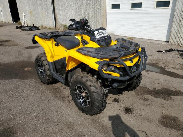 3JBLKAJ2XFJ002040 - 2015 CAN-AM OUTLANDER 650 XT YELLOW photo 1