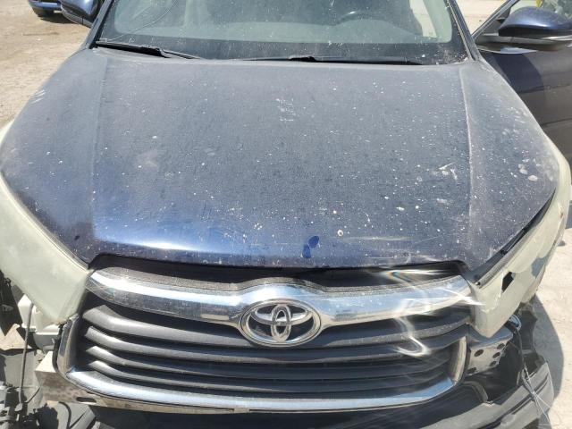 5TDJKRFH6GS263956 - 2016 TOYOTA HIGHLANDER XLE BLUE photo 12