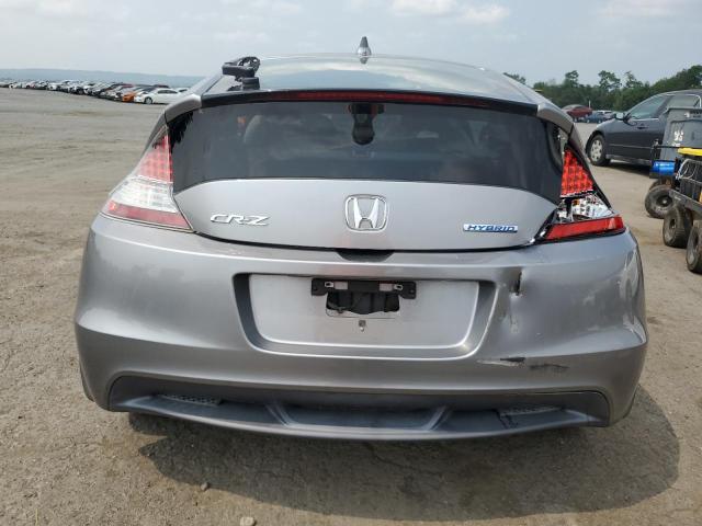 JHMZF1C63BS010068 - 2011 HONDA CR-Z EX SILVER photo 6