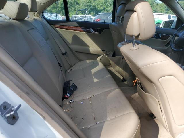 WDDGF8BB9AR103964 - 2010 MERCEDES-BENZ C 300 4MATIC WHITE photo 10