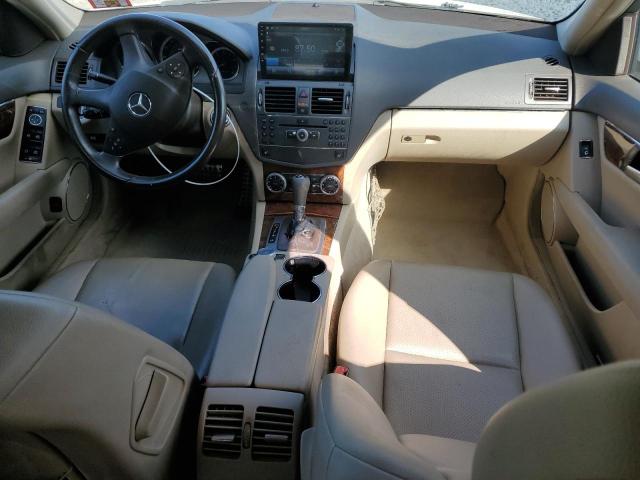 WDDGF8BB9AR103964 - 2010 MERCEDES-BENZ C 300 4MATIC WHITE photo 8