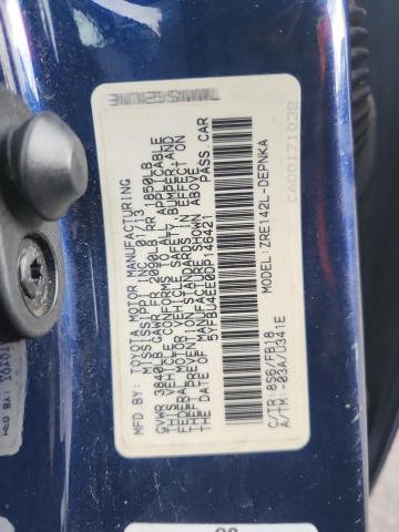 5YFBU4EE0DP146421 - 2013 TOYOTA COROLLA BASE Mavi fotoğraf 12