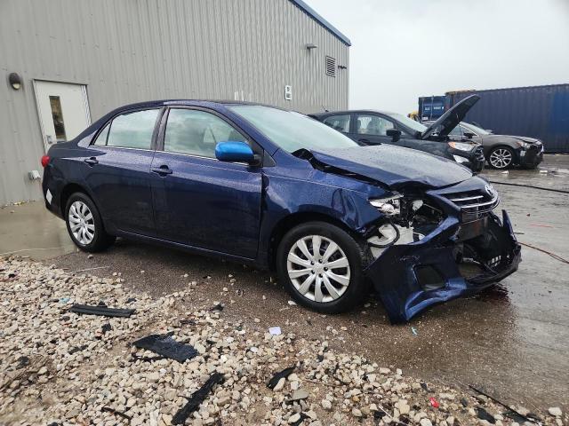 5YFBU4EE0DP146421 - 2013 TOYOTA COROLLA BASE Mavi fotoğraf 4