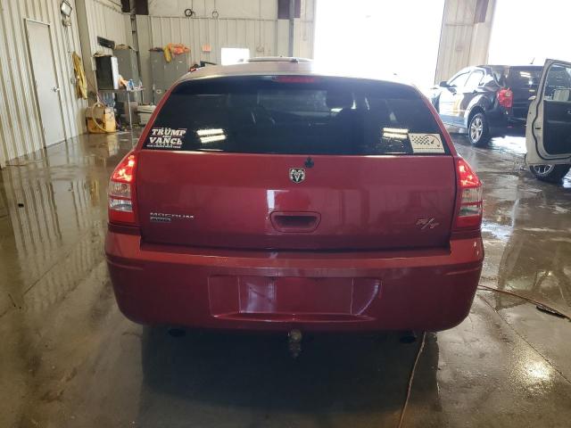 2D4GZ572X7H687893 - 2007 DODGE MAGNUM R/T წითელი ფოტო 6