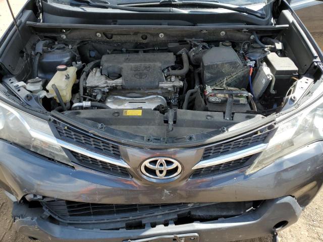 JTMBFREV4FD126900 - 2015 TOYOTA RAV4 LE GRAY photo 12