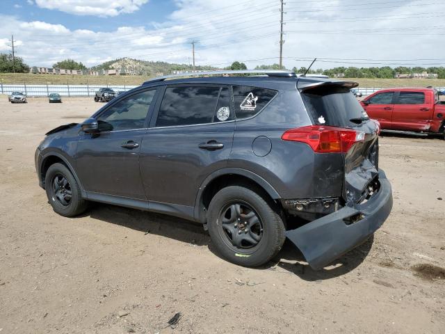 JTMBFREV4FD126900 - 2015 TOYOTA RAV4 LE GRAY photo 2