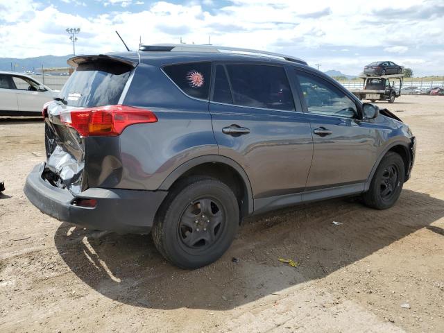 JTMBFREV4FD126900 - 2015 TOYOTA RAV4 LE GRAY photo 3
