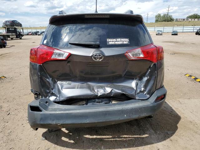 JTMBFREV4FD126900 - 2015 TOYOTA RAV4 LE GRAY photo 6