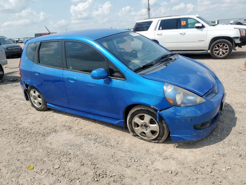 JHMGD37628S051660 - 2008 HONDA FIT SPORT 蓝色 照片 4