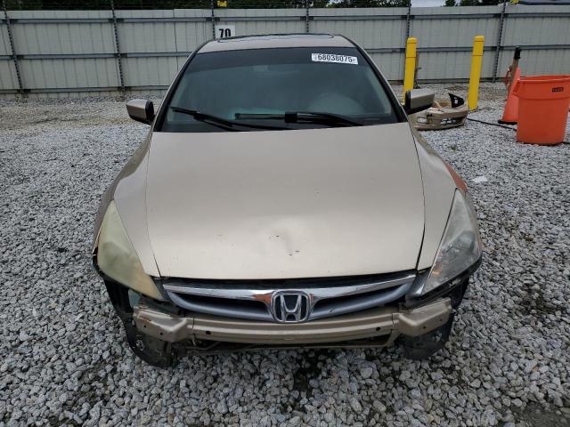 1HGCM66546A003818 - 2006 HONDA ACCORD EX BEIGE photo 5