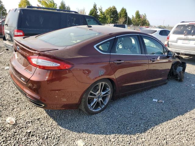 3FA6P0D96FR105896 - 2015 FORD FUSION TITANIUM BROWN photo 3