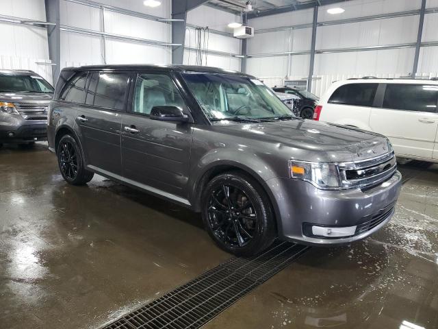 2FMHK6C80JBA20889 - 2018 FORD FLEX SEL GRAY photo 4