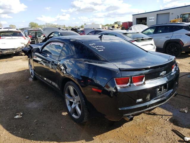 2G1FA1E38C9111141 - 2012 CHEVROLET CAMARO LS BLACK photo 2