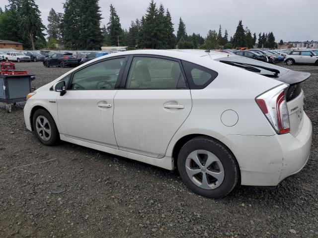 JTDKN3DU2C5452662 - 2012 TOYOTA PRIUS WHITE photo 2